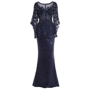 Women’s sequin formal gown💙